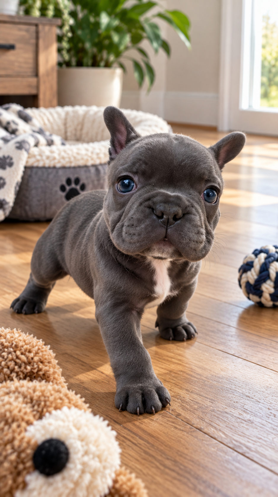 Archie, Blue male French Bulldog puppy