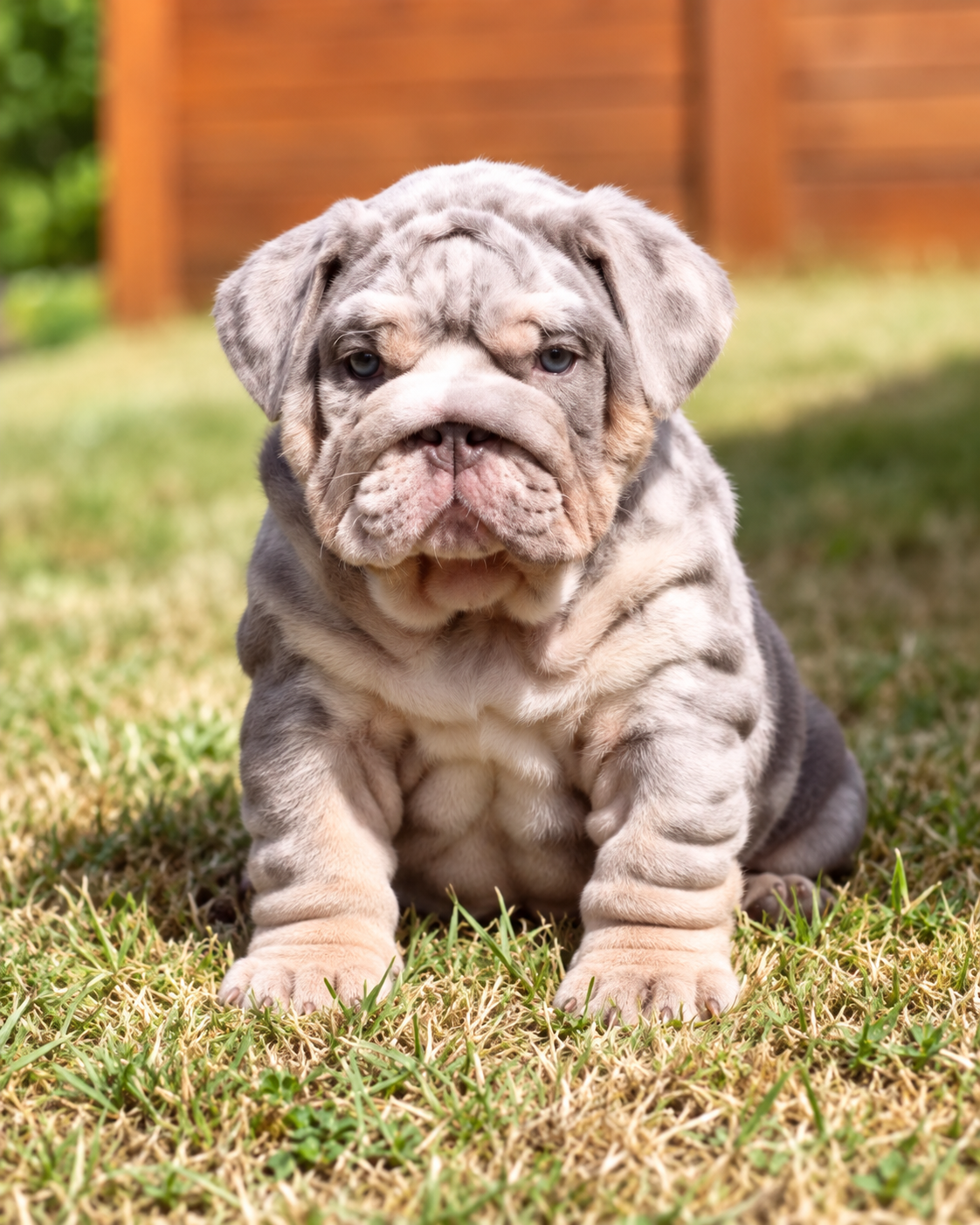 Mabel, Lilac & Tan female English Bulldog puppy