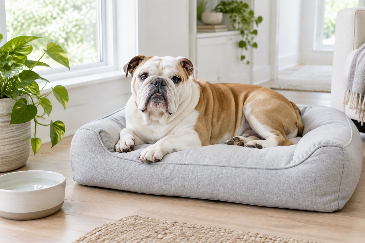 French and English Bulldog