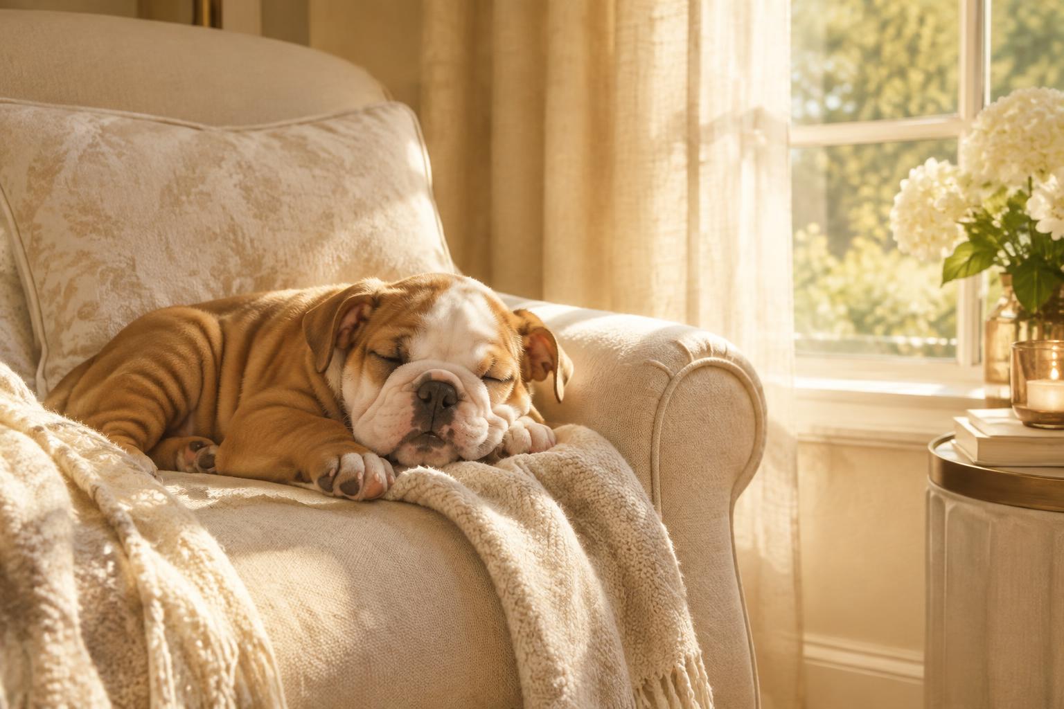 French and English Bulldog
