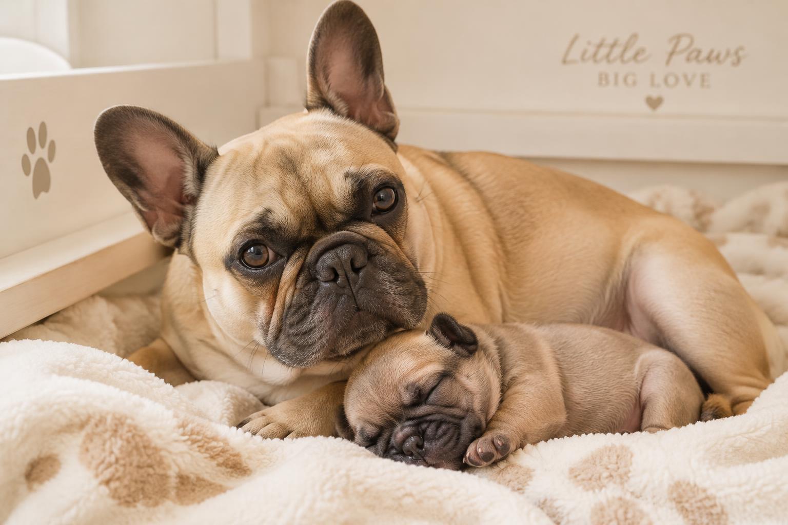 French and English Bulldog