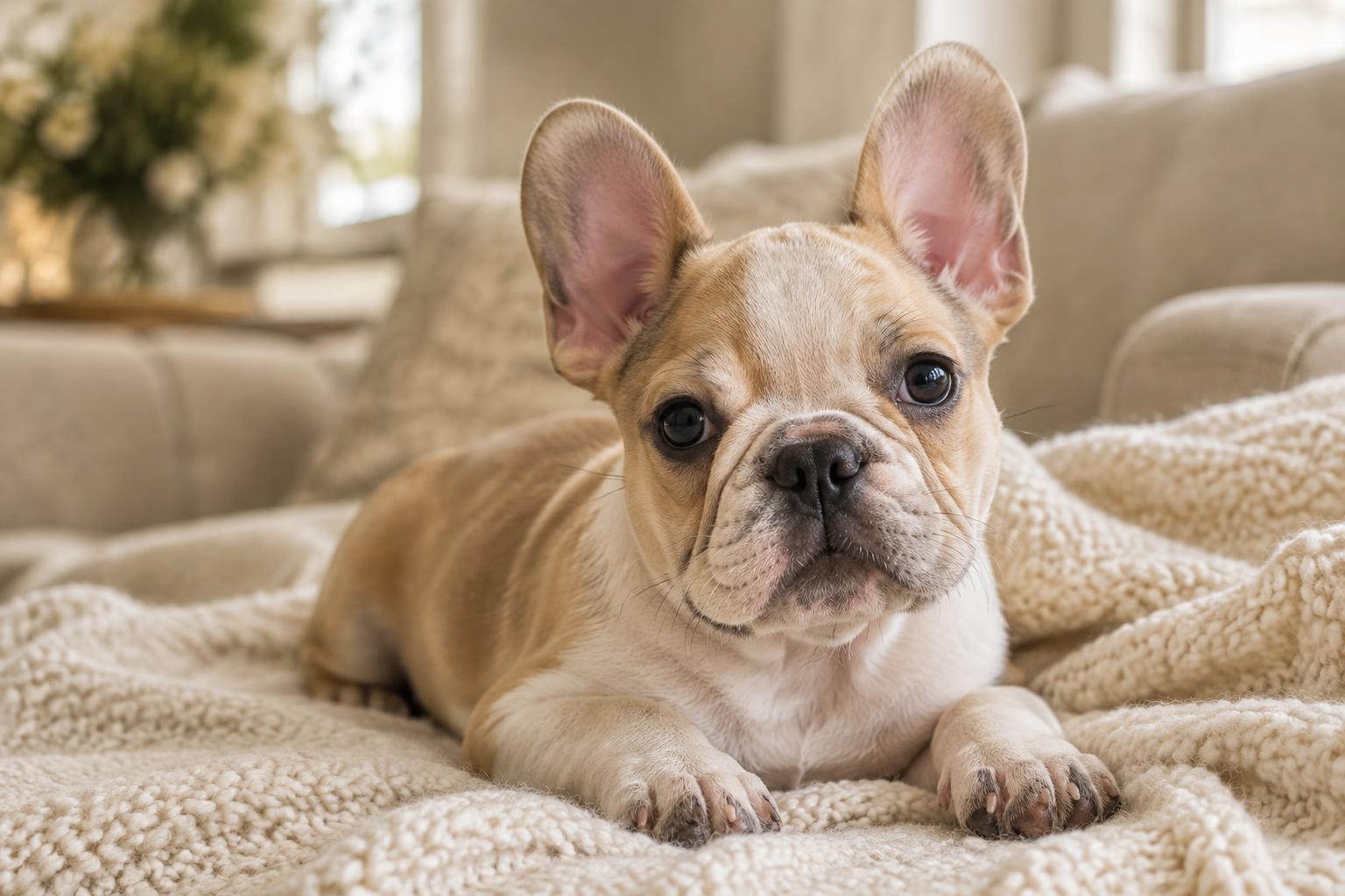 Lilac merle French Bulldog puppy color